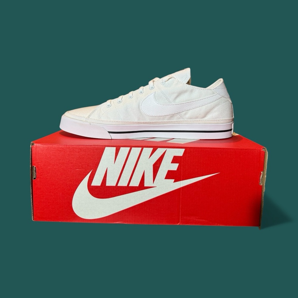 Nike Court Legacy Canvas Triple White